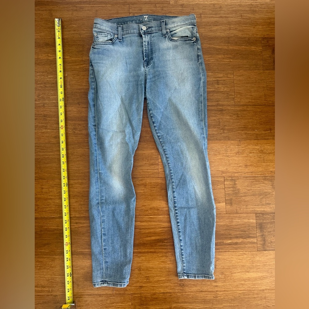 7 For All Mankind Light Blue Denim Jeans